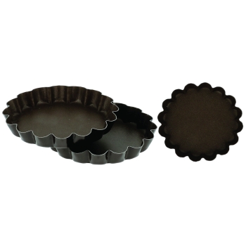 MOULE TARTELETTE RONDE CANNELEE